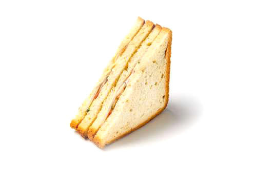 Сэндвич с индейкой на белом хлебе двойной