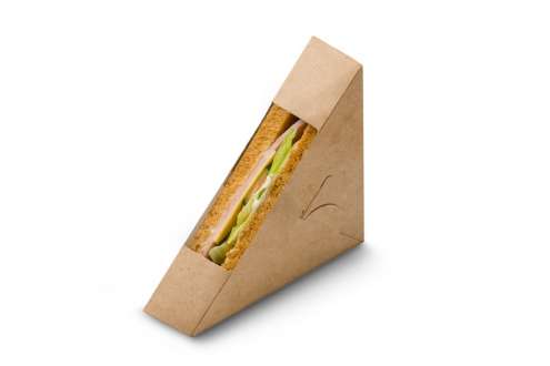 Сэндвич с ветчиной и сыром на белом хлебе